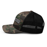 No Sponsors Camo trucker hat