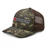 No Sponsors Camo trucker hat