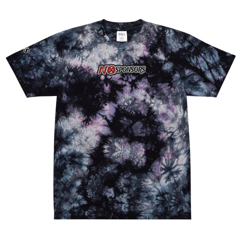 No Sponsors Stiched Oversized tie-dye t-shirt