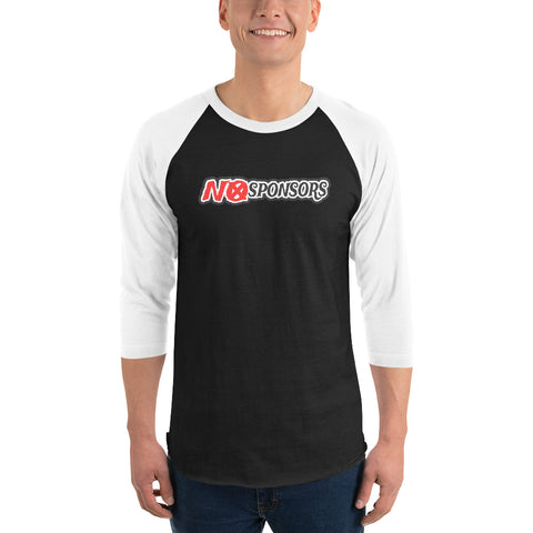No Sponsors Baseball Tee